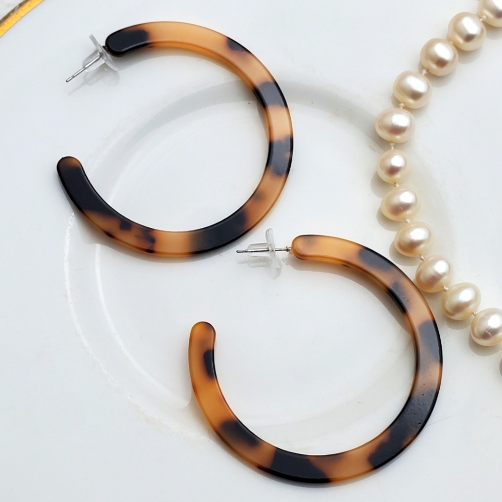 💫5/$25 Leopard Hoop Earrings